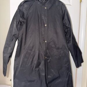 Tommy Hilfiger Men's Black Raincoat